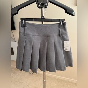 SONOMA Gray Pleated Skirt